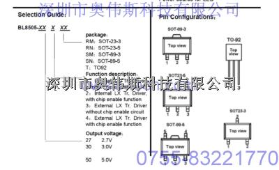 BELLING場(chǎng)效應(yīng)管 BL8505-501SM